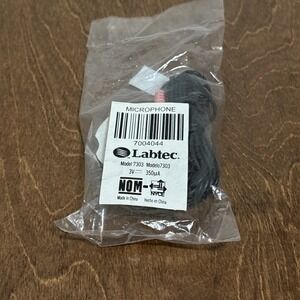 Labtec Model‎ 7303 Wired Microphone 3.5mm Plug New In Plastic Bag